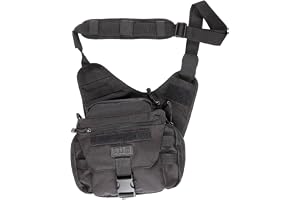 5.11 Taktisk axelväska för män, push pack, axelväska, 6L, stil 56037ABR