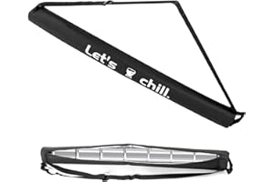 LYREH Golf Beer Cooler Sleeve, Leak-Proof 7-Can Insulated Cooler Sleeve with Adjustable Strap Beer Drink Cooling Accessories Cold Drink Sling Bag Gifts for Most Golf Bags Styles & Types