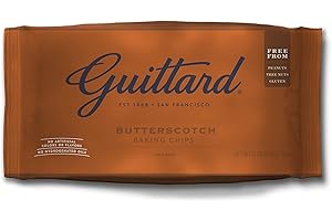 Guittard Butterscotch Baking Chips – Piezas de Butterscotch de San Francisco, 340 g – Cremosas & Aromáticas con un Toque de Toffee – Perfectas para Galletas, Pasteles, Postres & Chocolate Caliente