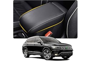 BIXUAN Tiguan2 Copertura per Bracciolo compatibile con Tiguan MK2 SWB LWB 2016-2023 SEAT Tarraco 2019-2024 Antigraffio Protezione Scatola Bracciolo Accessori Copertura Impermeabile