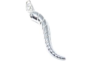 MALDON JEWELLERY Horn of Life sterling silver charm pendant .925 x 1 Luck & Lucky charms