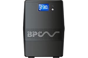 BPC Energy Powerstar UPS Unterbrechungsfreie Stromversorgung UK 600VA Line interaktive USV-Batterie Backup und Überspannungsschutz