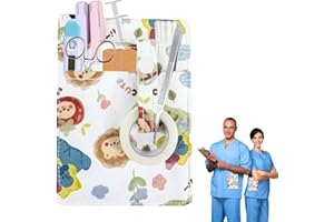 DULFAX Krankenschwester-Tasche für Kittel, Taschen-Organizer, Stiftehalter für Krankenschwestern, Stiftehalter für Krankenschwestern, Krankenschwester-Zubehör