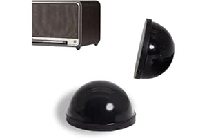 KINETOX 20 sztuk gumowych nóżek do głośników, subwoofera, samoprzylepne, 19 mm, stopki silikonowe, elastomerowe, amortyzatory