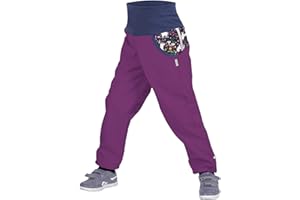 unuo Kinder Softshellhose mit Fleecefütterung Hose Wasserabweisend Winddicht Atmungsaktiv Warm Funktionshose Regenhose