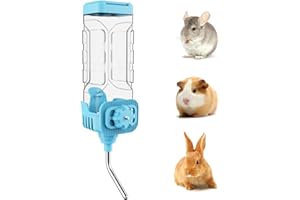 SEPTILLAR Small Animal Water Bottle [10mm Spout, 1200ml] Hanging Water Dispenser Feeder Cage Crate Hutch Bunny Puppy Cat Rabbit Chinchilla Ferret Guinea Pigs Squirrel Hedgehog