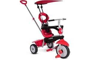 smarTrike Zoom - Triciclo multilivello 4 in 1, 2, 3 anni, colore: Rosso