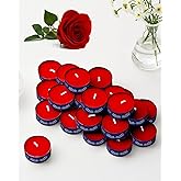 ThinkArtDecor Scented Tealight Candles, Organic Luxury Aroma Upto 4 Hours, Smokeless & Dripless Soy Wax Diya (Pack of 24, Tur