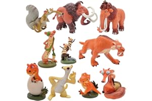 MaSif Ice Animal Collector Figure Set 10PCS ,Ice Animal Collector Figure Set Dekoration,Anime Modell Statue, Schreibtisch Ornamente, Ice Animal Collector Figuren Geschenke für Spielefans