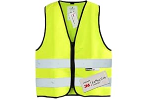 Salzmann Gilet rifrangente per bambini - Realizzato con materiale catarifrangente 3M - Disponibile in 4 colori e 3 taglie