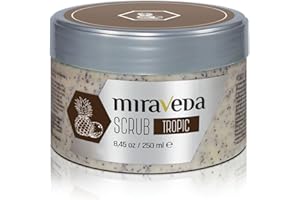 Miraveda by Italwax Tropic Scrub - 250ml - Con particelle esfolianti di guscio di cocco - Ideale per tutto il corpo​