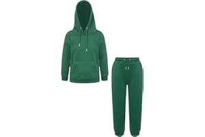 Nyeemya Conjunto de Dos Piezas Unisex Niño Niñas Sudadera Hoodie Sweatshirt y Pantalones de chándal Running Jogger Pants Invierno Otoño Outfits