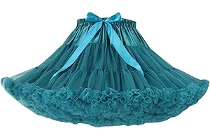 PENGNIAO Falda Tutu Mujer Tutú Faldas de Tul Cortas Falda Tul Disfraz Volantes Fiesta Corta para Bodas Disfraces con Tutu Ballet Adulto Enaguas para Vestidos Tutus Bailarina Pollera de Tul Capas Enagua