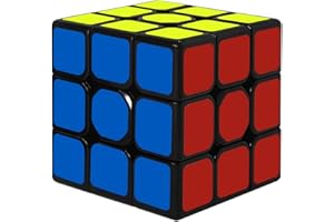 ROXENDA Cube de Vitesse,. Original Cube Magique 3X3 Speed Cube Classique Autocollant Super-Durable aux Couleurs Vives