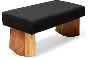 Waterglider International Meditationsbank, Akazienholz, Schwarz