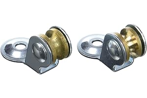 Chapuis vpsl1 2 Pulleys Dryer, Material: Galvanised Steel, Diameter: 12 mm – Rope – 3 mm – Colour: White, Grey, Set of 2 pcs