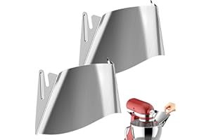 Coolcook Accessoire KitchenAid – Bec verseur en acier inoxydable 2 pièces pour robot pâtissier, compatible avec bol en acier pour KitchenAid