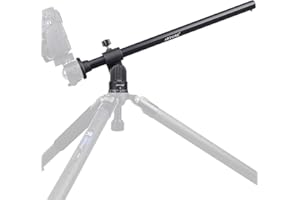 ARTCISE Camera Tripod Boom Extension Arm,fully Vertical And Horizontal Adjustable 360° Rotatable Aluminum Alloy Extension Arm For Camera Tripod Ball Head Cameras（51cm Length, Load Capacity of 10kg）