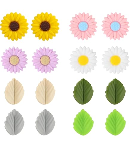 8 Pezzi Protezioni Per Ferri Da Maglia In Silicone - Forma Fungo, 4 Colori, Per Knitting - Foto 12