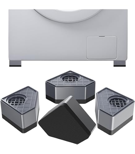 anti vibration pads amazon Amazon.com: Anti Vibration Pads for Washing Machine and Dryer (Set of 4) -  Washer Anti Vibration Pads with HexiGrip™ - Washing Machine Accessories &  Leveling Pads