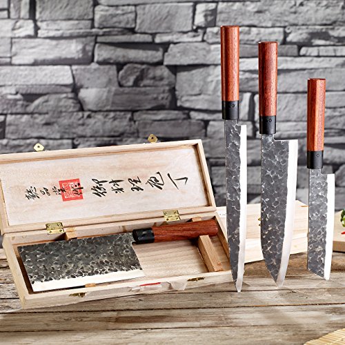 TokioKitchenWare Chinesisches Hackmesser, handgeschmiedet - 4