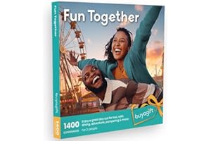 Buyagift Fun Together Gift Experiences Box - over 1400 Gift Experiences For Couples - Dining, Days Out, Afternoon Tea, Pampering and more