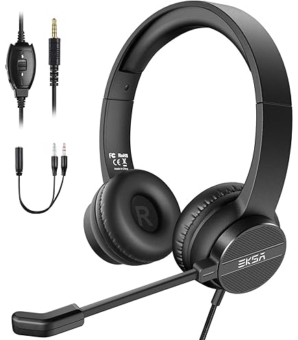 Aazon.co: USB Headset With Icrophone Noise Cancelling &ap; Audio