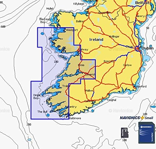 Navionics Plus Small 5G573S2 Ireland West Nautical Chart