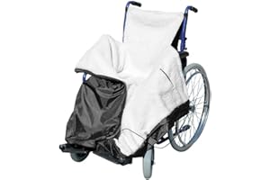 Gr8 Home Wheelchair Cozy Wrap Waterproof Water Resistant Fleece Blanket Throw Travel Car Lined Cosy Leg Cover