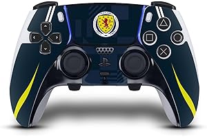Head Case Designs Officially Licensed Scotland National Football Team Home 2024/25 Kits Vinyl Sticker Gaming Skin Decal Cover Compatible With Sony PlayStation 5 PS5 DualSense Edge Controller