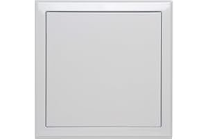 Semin Trappe de Visite Métallique - 400 mm x 400 mm - Laquée Blanche - Accès aux Gaines Techniques et Conduites