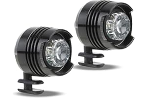 NGUIT Lot de 2 lampes LED rechargeables pour chaussures Crocs & Clogs IPX5 étanches avec 3 modes d'autonomie de 15 heures pour promener la nuit, la randonnée, les chiens, cadeau pour adultes/enfants (noir)