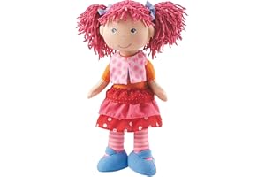 HABA 302842 Soft Doll Lilli -Lou, 30cm, for Ages 18 Months and Up