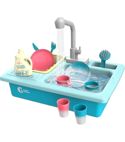 Amazon Cocina De Juguete Con Agua Real Fregadero Juguete Con Agua