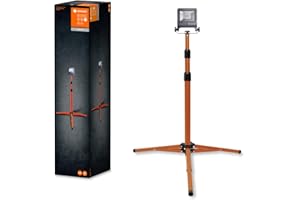 LEDVANCE LED Arbeitslicht, Leuchte für Außenanwendungen, Kaltweiß, Tripod-Ständer, LED Worklight, 1 x 20 Watt