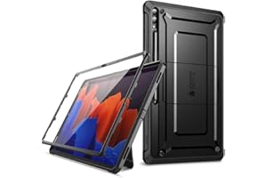 SUPCASE Funda para Samsung Galaxy Tab S8 Ultra/S9 Ultra/S10 Ultra (2024) 14,6 Inch [UB Pro] Antigolpes Resistente Carcasa Completo con Protector de Pantalla y Soporte para Lápiz Case (Negro)