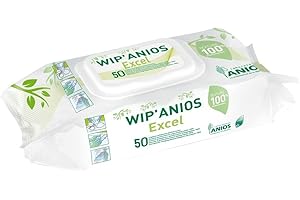 MEDIQ Wip?Anios Excel ? 50 Lingettes nettoyantes et désinfectantes