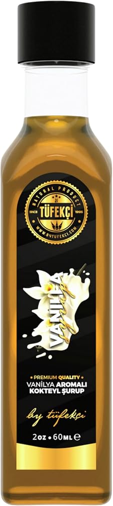 By Tüfekçi Vanilya Aromalı Şurup, 60 ml