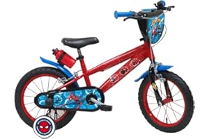 Tecnobike Shop Bici per Bambino Bicicletta Denver Albri Spiderman Marvel - Taglia 14 pollici