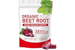 WIGTHVOY Beet Gummies - Vorteilhaft für die Herzgesundheit, Stickoxid Boost & Blutdruck Unterstützung mit Traubensamen Extrakt & Beet Pulver, 60 Zählen