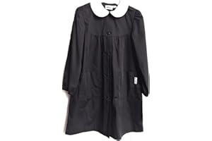 siggi GREMBIULE SCUOLA ELEMENTARE BIMBA (NERO, 14 anni-164cm)