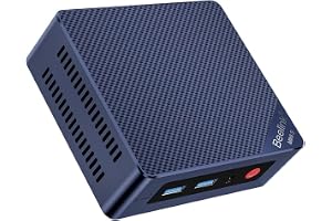 Beelink Mini PC, Mini S12 Mini Dator med Alder Lake-N95 (4C/4T), Max Turbo 3.4GHz, 12G Single Channel LPDDR5 4800MT/s, M.2 STAT3 SSD, Stöd för WiFi 5/2500Mbps LAN/BT 4.2/Dual HDMI