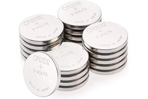 CR2032 3V Lithium Battery CR 2032 20 PCS by GP Batteries Suitable for Keyfobs, Scales, Wearables and Medical Devices (DL2032)