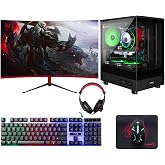 TURBOX Tx6006 i5 4440 16GB Ram 512GB SSD 4GB RX550 23.6 Curved 100Hz Masa&uuml;st&uuml; Oyun Bilgisayarı