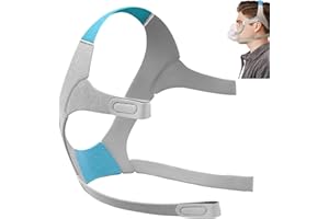 KeCool F20 Headgear for AirFit/AirTouch, Adjustable Cpap Mask Headgear, Unisex Soft Comfortable F20 Mask Strap, Cpap Accessories Durable Replacement Head Strap, M Size For Small/Medium Faces