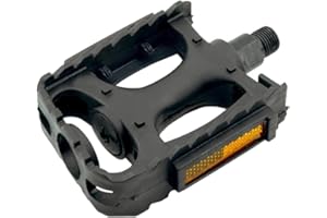 V BIKE 1 paire de pédales de vélo BTT VTT Ville de base avec réflecteurs, filetage W-9/16