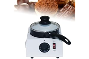 KOLHGNSE Elektrische Schokoladenschmelzer, 40W Schokolade Schmelzgerät Schokoladenschmelzer mit Keramik Antihaft Temperiergerät für Kuvertüre