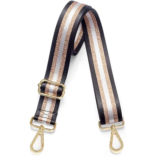 ZOUIQSS Damen Schultergurt Gold - Längenverstellbar 94-165cm - Breiter Tragegurt Für Handtaschen & Mehr