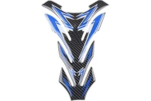 JIULAN Réservoir Autocollants,Yctze Fiber de carbone Protection de Réservoir de Moto Protecteur Autocollants Stickers Réservoir Traction Pads remplacement pour Yamaha/Honda/Kawasaki/Suzuki