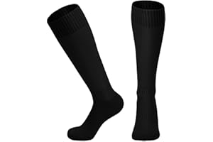 Cooraby 2 Pairs Kids Football Socks Children Sports Football Socks Breathable Sports Training Accessories Socks